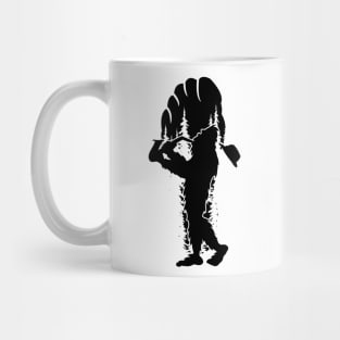 Bigfoot Playing Saxophone Mug